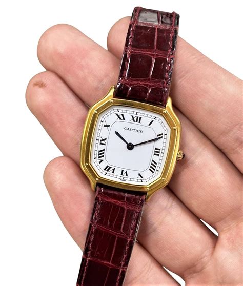 cartier trianon|Vintage Cartier Trianon Santos Extra Thin, Large Size, circa.